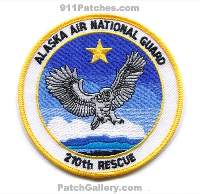 210th Rescue Squadron 210 RQS Alaska Air National Guard ANG USAF Military Patch (Alaska)
Scan By: PatchGallery.com
Keywords: ang