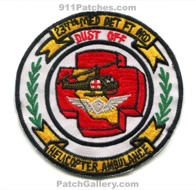 237th Medical Attachment Fort Ord Helicopter Ambulance Dust Off US Army Military Patch (California)
Scan By: PatchGallery.com
Keywords: ft. dustoff air medevac