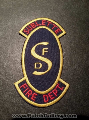 Sublette Fire Department Patch (Wyoming)
Thanks to Jeremiah Herderich for the picture.
Keywords: dept.