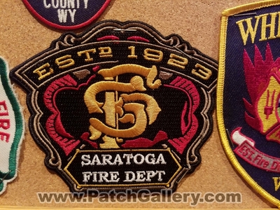Saratoga Fire Department Patch (Wyoming)
Thanks to Jeremiah Herderich for the picture.
Keywords: dept.