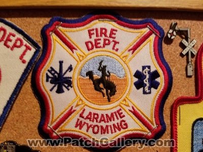 Laramie Fire Department Patch (Wyoming)
Thanks to Jeremiah Herderich for the picture.
Keywords: dept.