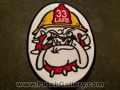 Los Angeles City Fire Department Task Force 33 Patch (California)
Thanks to Jeremiah Herderich for the picture.
Keywords: dept. lafd l.a.f.d. company co. station
