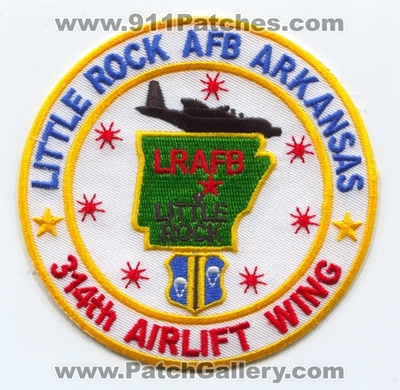 314th Airlift Wing 314 AW Little Rock Air Force Base AFB USAF Military Patch (Arkansas)
Scan By: PatchGallery.com
Keywords: lrafb l.r.a.f.b. u.s.a.f.