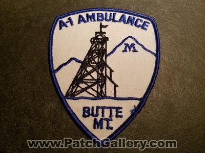 A-1 Ambulance Butte EMS Patch (Montana)
Thanks to Jeremiah Herderich for the picture.
Keywords: a1 mt. emt paramedic