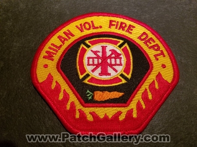 Milan Volunteer Fire Department Patch (New Mexico)
Thanks to Jeremiah Herderich for the picture.
Keywords: vol. dept.