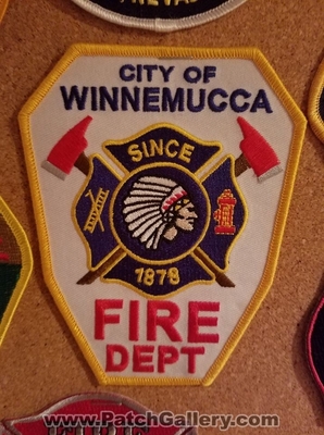 Winnemucca Fire Department Patch (Nevada)
Thanks to Jeremiah Herderich for the picture.
Keywords: city of dept. since 1878