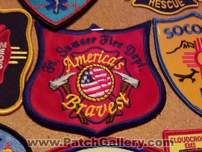 Fort Sumner Fire Department Patch (New Mexico)
Thanks to Jeremiah Herderich for the picture.
Keywords: ft. dept. americas bravest