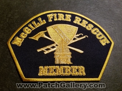 McGill Fire Rescue Department Member Patch (Nevada)
Thanks to Jeremiah Herderich for the picture.
Keywords: dept.