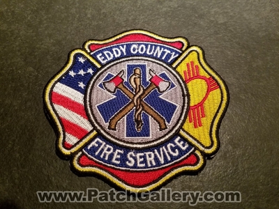 Eddy County Fire Service Patch (New Mexico)
Thanks to Jeremiah Herderich for the picture.
Keywords: co. department dept.