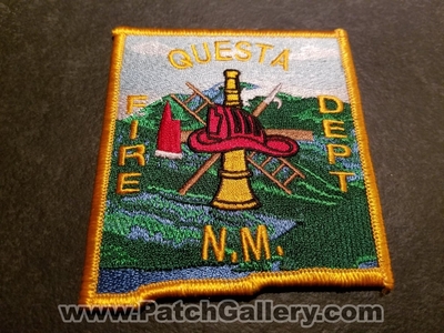 Questa Fire Department Patch (New Mexico)
Thanks to Jeremiah Herderich for the picture.
Keywords: dept. n.m. state shape