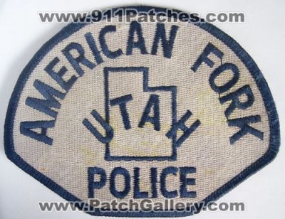 American Fork Police Department (Utah)
Thanks to Alans-Stuff.com for this scan.
Keywords: dept.