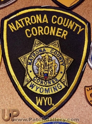Natrona County Sheriffs Office Coroner Patch (Wyoming)
Thanks to Jeremiah Herderich for the picture.
Keywords: co. department dept. wyo.