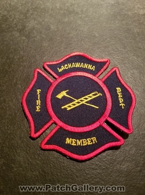 Lackawanna Fire Department Member Patch (Nevada)
Thanks to Jeremiah Herderich for the picture.
Keywords: dept.