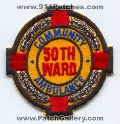 50th Ward Community Ambulance EMS Patch (Pennsylvania)
Scan By: PatchGallery.com
