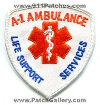 A-1 Ambulance Life Support Services Patch (Colorado)
[b]Scan From: Our Collection[/b]
Keywords: a1 ems