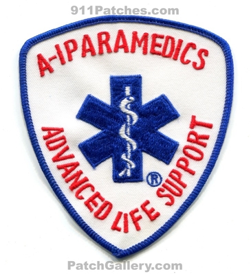 A-1 Paramedics Advanced Life Support EMS Patch (Colorado)
[b]Scan From: Our Collection[/b]
Keywords: a1 als ambulance