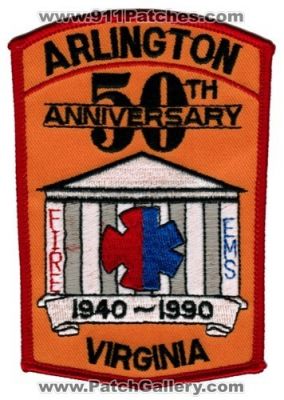 Arlington County Fire Department 50th Anniversary (Virginia)
Thanks to Ed Mello for this scan.
Keywords: ems