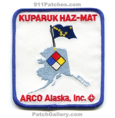 ARCO Alaska Inc Kuparuk Fire Department HazMat Patch (Alaska)
Scan By: PatchGallery.com
Keywords: oil gas petroleum inc. dept. haz-mat ert industrial