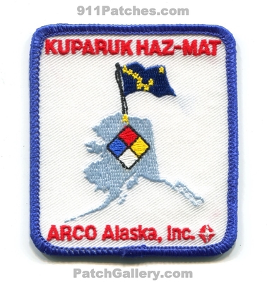 ARCO Alaska Inc Kuparuk Fire Department HazMat Patch (Alaska)
Scan By: PatchGallery.com
Keywords: oil gas petroleum inc. dept. haz-mat ert industrial