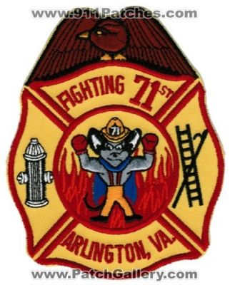 Arlington County Fire Department Station 1 Fighting 71st (Virginia)
Thanks to Ed Mello for this scan.
Keywords: va.