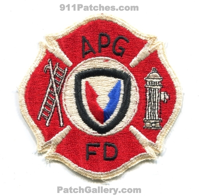 Aberdeen Proving Ground Fire Department US Army Military Patch (Maryland)
Scan By: PatchGallery.com
Keywords: apg fd dept.