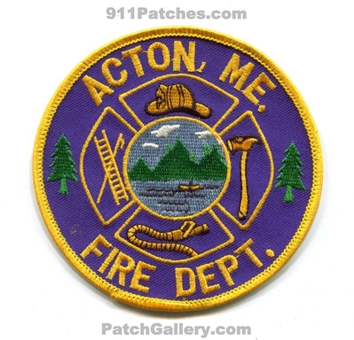 Acton Fire Department Patch (Maine)
Scan By: PatchGallery.com
Keywords: dept. me.