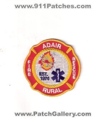 Adair Rural Fire Rescue (Oregon)
Thanks to Bob Brooks for this scan.
