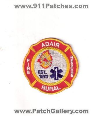 Adair Rural Fire Rescue (Oregon)
Thanks to Bob Brooks for this scan.
