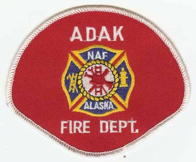 Adak Fire Dept
Thanks to PaulsFirePatches.com for this scan.
Keywords: alaska department naf
