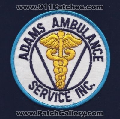 Adams Ambulance Service Inc (Minnesota)
Thanks to Paul Howard for this scan.
Keywords: ems inc.