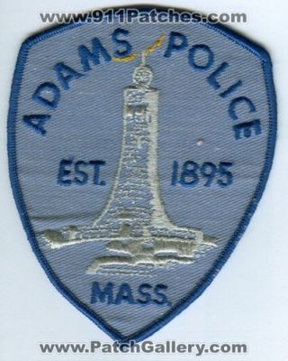 Adams Police (Massachusetts)
Scan By: PatchGallery.com
Keywords: mass.