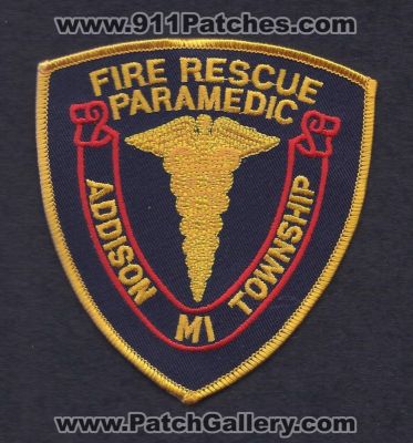 Addison Township Fire Rescue Paramedic (Michigan)
Thanks to Paul Howard for this scan.
Keywords: twp.