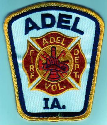 Adel Vol Fire Dept (Iowa)
Thanks to Dave Slade for this scan.
Keywords: volunteer department