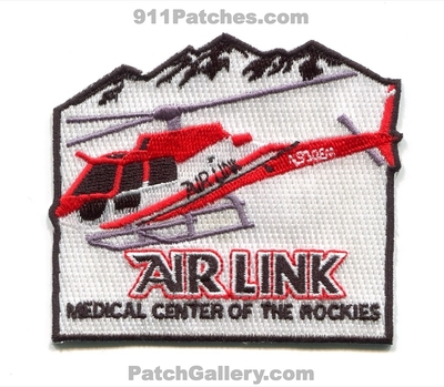 Air Link at Medical Center of the Rockies Patch (Colorado) (Confirmed) (Defunct)
[b]Scan From: Our Collection[/b]
[b]Patch Made By: 911Patches.com[/b]
Now UCHealth LifeLine
Keywords: airlink ambulance medical helicopter medevac ems