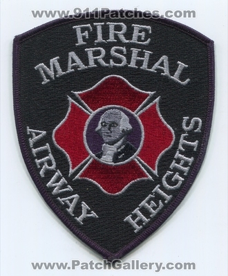 Airway Heights Fire Department Fire Marshal Patch (Washington)
Scan By: PatchGallery.com
Keywords: dept.