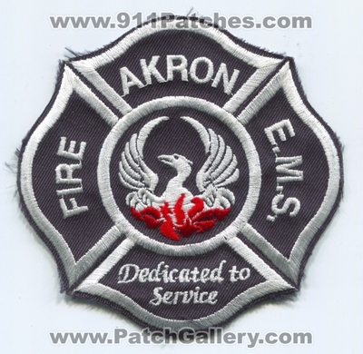 Akron Fire Department Patch (Ohio)
Scan By: PatchGallery.com
Keywords: dept. e.m.s. ems