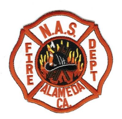 Alameda NAS Fire Dept
Thanks to PaulsFirePatches.com for this scan.
Keywords: california naval air station department