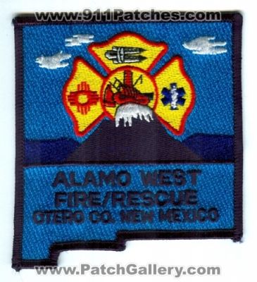 Alamo West Fire Rescue Department (New Mexico)
Scan By: PatchGallery.com
Keywords: dept. otero co. county