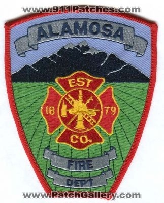 Alamosa Fire Department Patch (Colorado)
[b]Scan From: Our Collection[/b]
Keywords: dept co.
