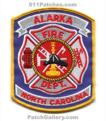 Alarka Fire Department Patch (North Carolina)
Scan By: PatchGallery.com
Keywords: dept.
