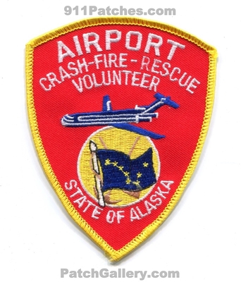 Alaska Airport Crash Fire Rescue CFR Volunteer Department Patch (Alaska)
Scan By: PatchGallery.com
Keywords: vol. dept. arff aircraft firefighter firefighting