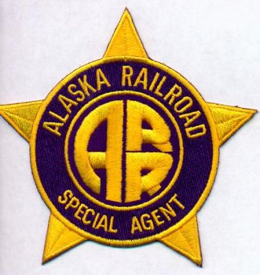 Alaska Railroad Special Agent
Thanks to EmblemAndPatchSales.com for this scan.
Keywords: police