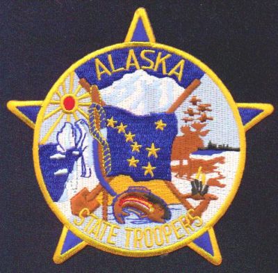 Alaska State Troopers
Thanks to EmblemAndPatchSales.com for this scan.
Keywords: police
