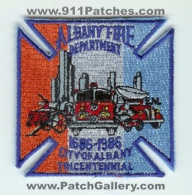 Albany Fire Tri Centennial 300 Years (New York)
Thanks to Mark C Barilovich for this scan.
Keywords: department city of