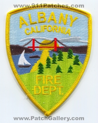 Albany Fire Department Patch (California)
Scan By: PatchGallery.com
Keywords: dept. bridge sailboat