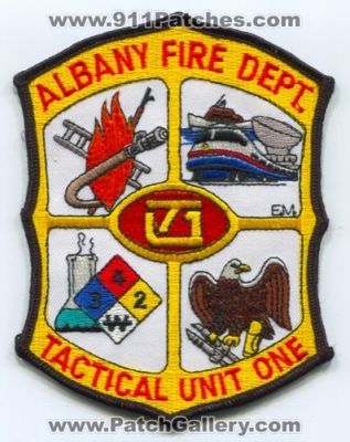 Albany Fire Department Tactical Unit One (New York)
Scan By: PatchGallery.com
Keywords: dept. 1