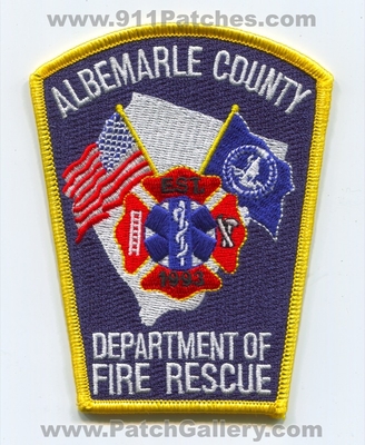 Albemarle County Department of Fire Rescue Patch (Virginia)
Scan By: PatchGallery.com
Keywords: co. dept. est. 1993