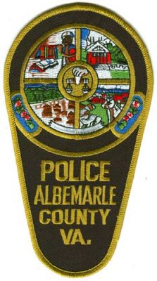 Albemarle County Police (Virginia)
Scan By: PatchGallery.com
