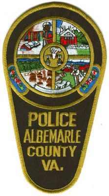 Albemarle County Police (Virginia)
Scan By: PatchGallery.com
