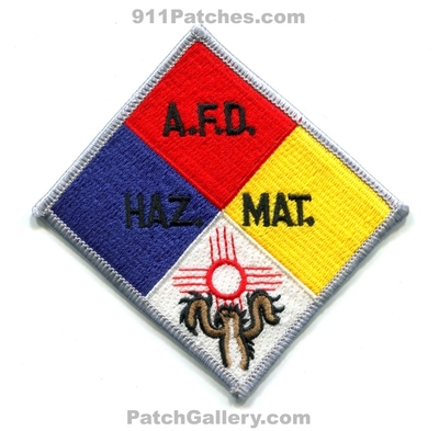 Albuquerque Fire Department Hazardous Materials Patch (New Mexico)
Scan By: PatchGallery.com
Keywords: dept. afd a.f.d. hazmat haz-mat